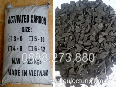 Than hoạt tính gáo dừa 4 - 8 mesh