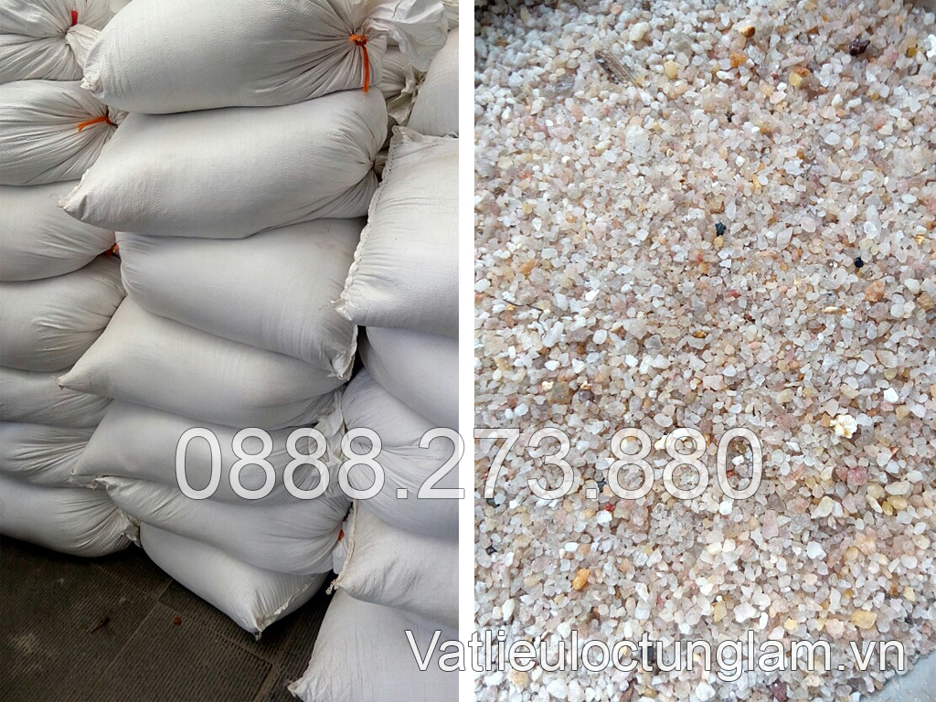 Cát thạch anh 0.8 - 1.2 mm