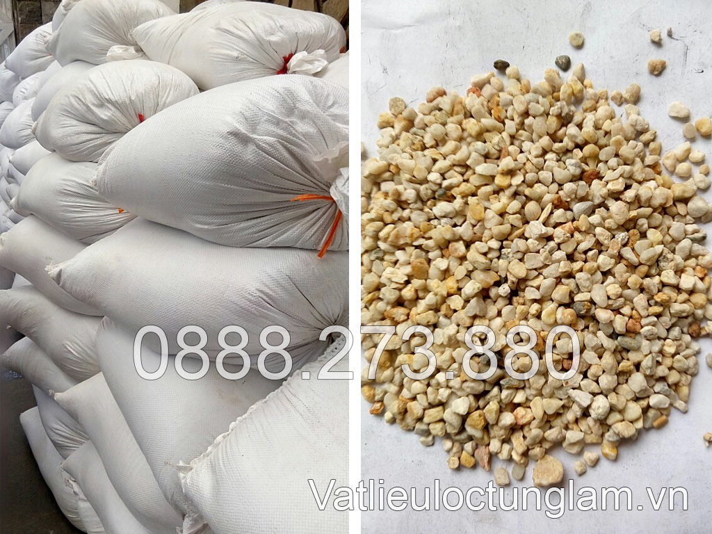 Sỏi thạch anh 3 - 4 mm